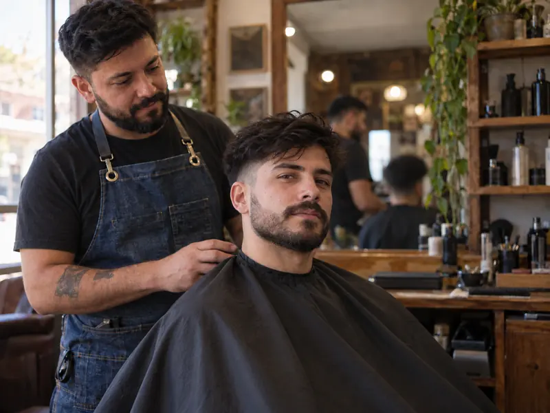 Barbería: Corte + perfilado de barba